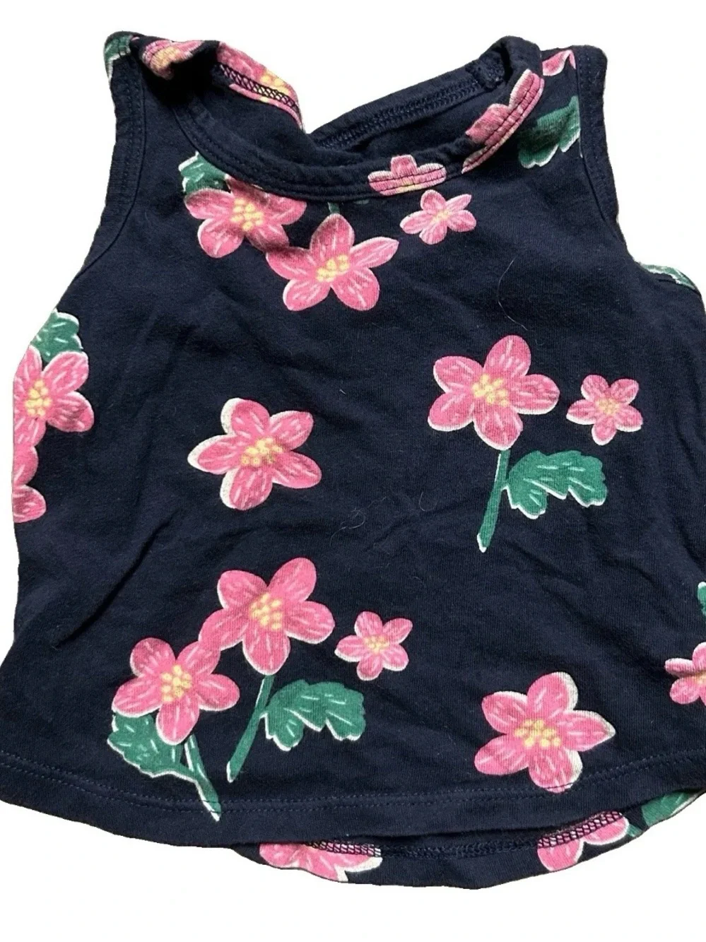 Toddler Girl Summer Clothing Pajama Set Tank Tops T Shirts Size 12-18 Months